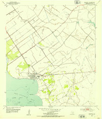 Download a high-resolution, GPS-compatible USGS topo map for Seadrift, TX (1953 edition)