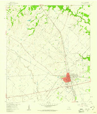 Download a high-resolution, GPS-compatible USGS topo map for Sealy, TX (1961 edition)