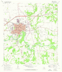 preview thumbnail of historical topo map of Seguin, TX in 1964