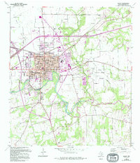 preview thumbnail of historical topo map of Seguin, TX in 1964