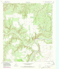 Download a high-resolution, GPS-compatible USGS topo map for Seven Diamond L Canyon, TX (1981 edition)