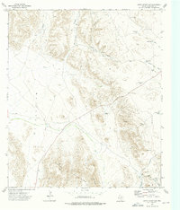 Download a high-resolution, GPS-compatible USGS topo map for Seven Heart Gap, TX (1976 edition)