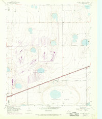 Download a high-resolution, GPS-compatible USGS topo map for Sevenmile Basin, TX (1968 edition)