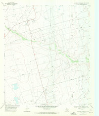 Download a high-resolution, GPS-compatible USGS topo map for Sevenmile Corner NE, TX (1972 edition)