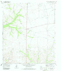 Download a high-resolution, GPS-compatible USGS topo map for Sevenmile Corner, TX (1987 edition)