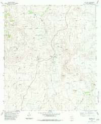 Download a high-resolution, GPS-compatible USGS topo map for Shafter, TX (1983 edition)