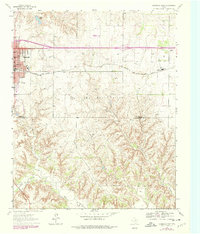 Download a high-resolution, GPS-compatible USGS topo map for Shamrock East, TX (1978 edition)