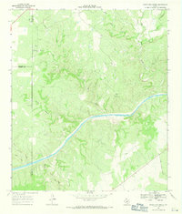 Download a high-resolution, GPS-compatible USGS topo map for Sheep Run Creek, TX (1971 edition)