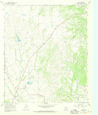 preview thumbnail of historical topo map of Taylor County, TX in 1967