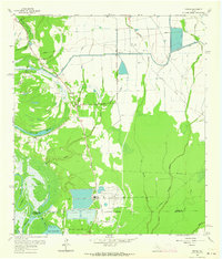 preview thumbnail of historical topo map of Liberty County, TX in 1961