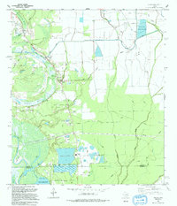 preview thumbnail of historical topo map of Liberty County, TX in 1993