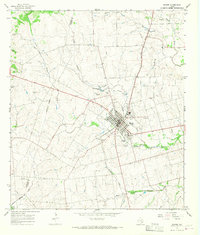 Download a high-resolution, GPS-compatible USGS topo map for Shiner, TX (1968 edition)