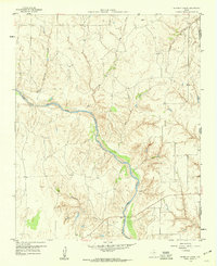1959 Map of Collingsworth County, TX, 1960 Print