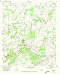 Download a high-resolution, GPS-compatible USGS topo map for Sidney, TX (1972 edition)