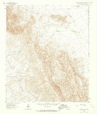Download a high-resolution, GPS-compatible USGS topo map for Sierra Blanca SW, TX (1967 edition)
