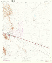 1964 Map of Sierra Blanca, TX, 1979 Print