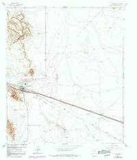 preview thumbnail of historical topo map of Sierra Blanca, TX in 1964