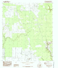 Download a high-resolution, GPS-compatible USGS topo map for Simmons Bottom, TX (1985 edition)