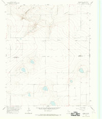 Download a high-resolution, GPS-compatible USGS topo map for Simms NW, TX (1968 edition)