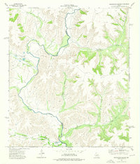 Download a high-resolution, GPS-compatible USGS topo map for Sixshooter Canyon, TX (1976 edition)