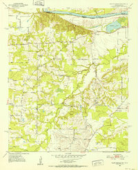 Download a high-resolution, GPS-compatible USGS topo map for Slate Shoals, TX (1952 edition)