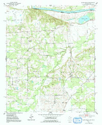 Download a high-resolution, GPS-compatible USGS topo map for Slate Shoals, TX (1991 edition)