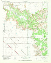 preview thumbnail of historical topo map of Lubbock County, TX in 1965