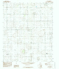 preview thumbnail of historical topo map of Lubbock County, TX in 1985