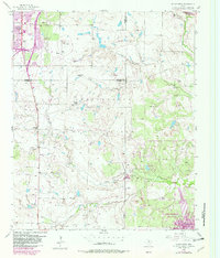 Download a high-resolution, GPS-compatible USGS topo map for Sloop Creek, TX (1982 edition)