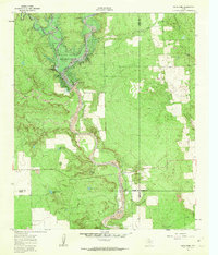 1962 Map of Garza County, TX, 1963 Print