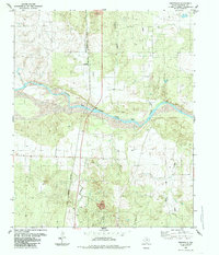 Download a high-resolution, GPS-compatible USGS topo map for Smithdale, TX (1985 edition)