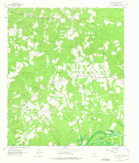 preview thumbnail of historical topo map of Marion County, TX in 1962