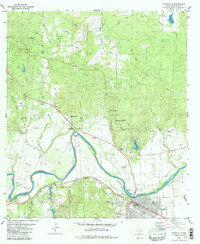 preview thumbnail of historical topo map of Smithville, TX in 1982