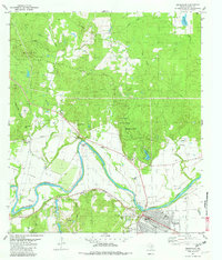 Download a high-resolution, GPS-compatible USGS topo map for Smithville, TX (1982 edition)