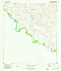 Download a high-resolution, GPS-compatible USGS topo map for Smoky Creek, TX (1974 edition)