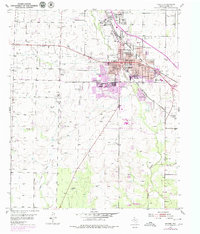 Download a high-resolution, GPS-compatible USGS topo map for Snyder, TX (1980 edition)