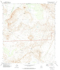 Download a high-resolution, GPS-compatible USGS topo map for Sombrero Peak, TX (1974 edition)