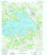 Download a high-resolution, GPS-compatible USGS topo map for Somerville, TX (1989 edition)
