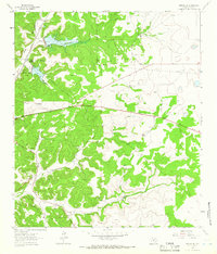 preview thumbnail of historical topo map of Sutton County, TX in 1964