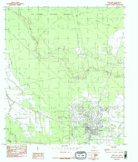 Download a high-resolution, GPS-compatible USGS topo map for Sour Lake, TX (1985 edition)