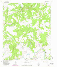 Download a high-resolution, GPS-compatible USGS topo map for South Bend, TX (1982 edition)