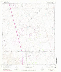 preview thumbnail of historical topo map of Ector County, TX in 1965