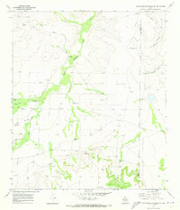Download a high-resolution, GPS-compatible USGS topo map for South Mustang Draw SE, TX (1973 edition)
