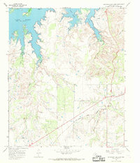 Download a high-resolution, GPS-compatible USGS topo map for Southeast Lake Kemp, TX (1969 edition)