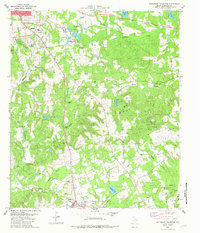 Download a high-resolution, GPS-compatible USGS topo map for Southeast Palestine, TX (1982 edition)