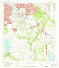 Download a high-resolution, GPS-compatible USGS topo map for Southton, TX (1970 edition)