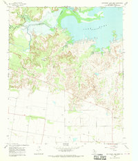 Download a high-resolution, GPS-compatible USGS topo map for Southwest Lake Kemp, TX (1969 edition)