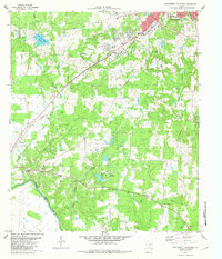 Download a high-resolution, GPS-compatible USGS topo map for Southwest Palestine, TX (1982 edition)