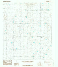 Download a high-resolution, GPS-compatible USGS topo map for Spade, TX (1985 edition)