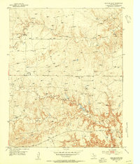 Download a high-resolution, GPS-compatible USGS topo map for Spencer Draw, TX (1954 edition)